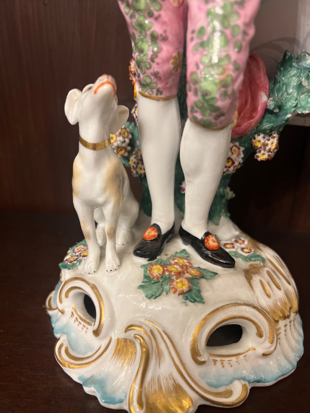 A pair of C19th French porcelain figures  View II
