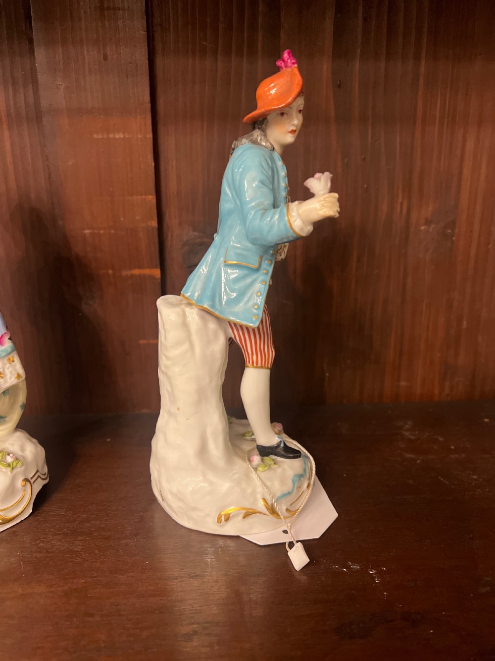 C18th pair of derby figures of a pair of lovers View IV
