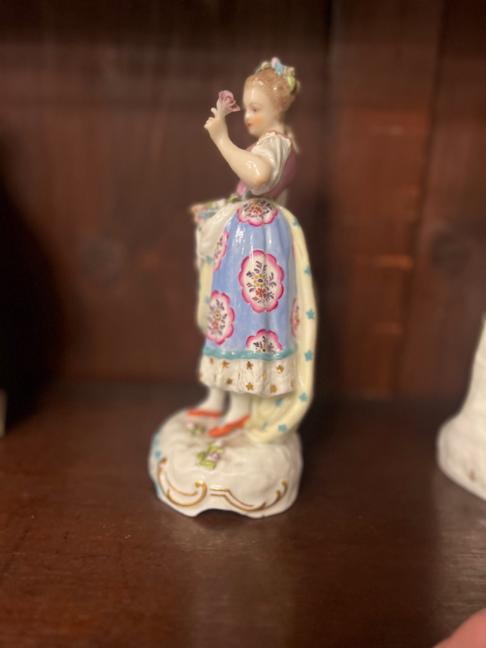 C18th pair of derby figures of a pair of lovers View V