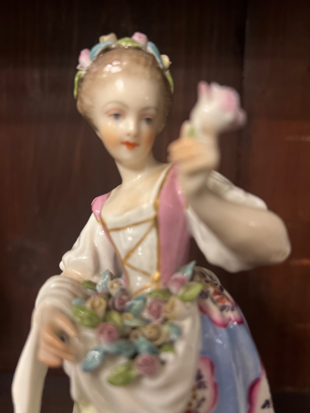C18th pair of derby figures of a pair of lovers View VIII