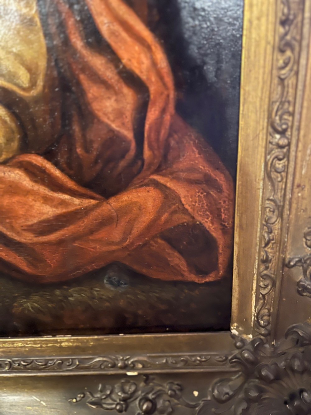Madonna and child oil on canvas after Annibale Carraci ( 1560-1609 )  View VII