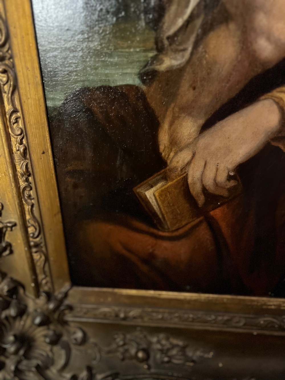 Madonna and child oil on canvas after Annibale Carraci ( 1560-1609 )  View X