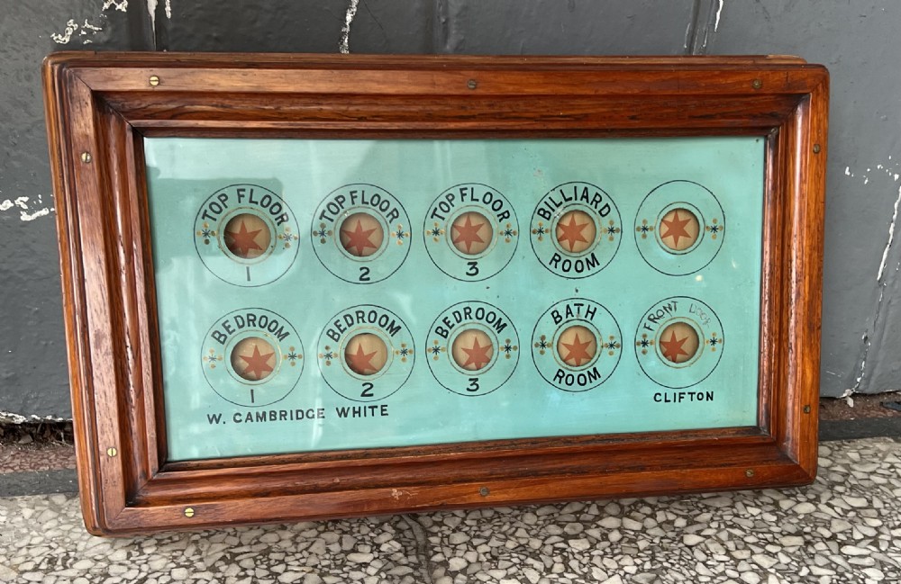 Bell indicator by W Cambridge White of Clifton, Bristol 