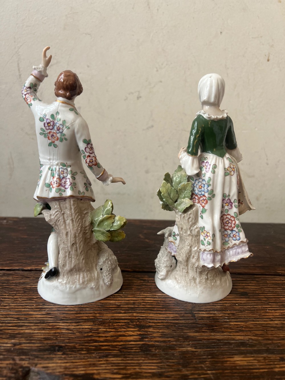 A C19th pair of figures by sitzendorf  View II