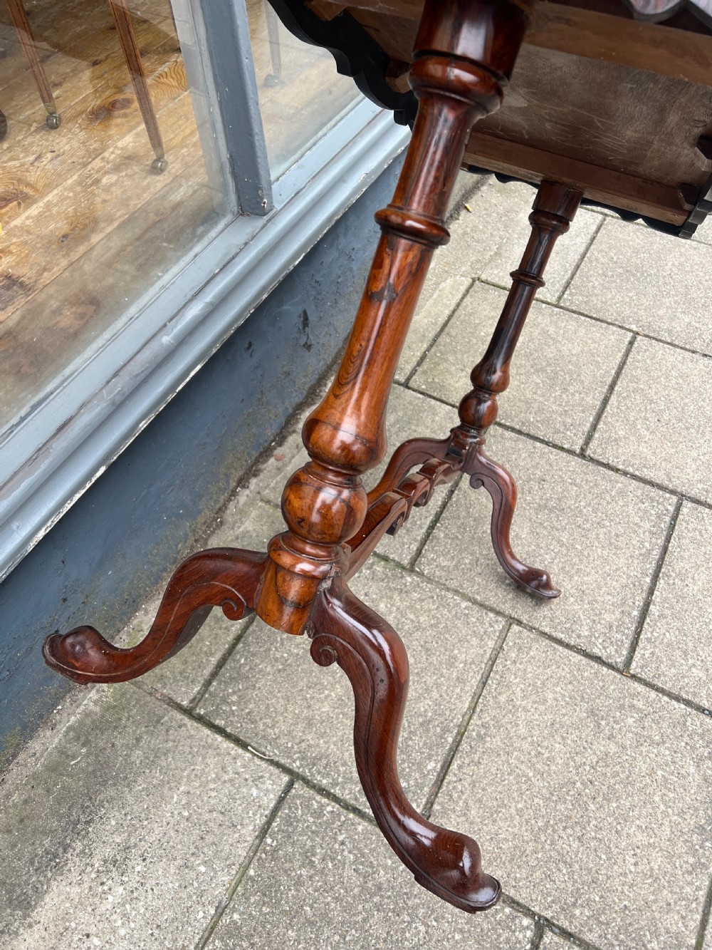 C19th Rosewood occasional or side table  View II