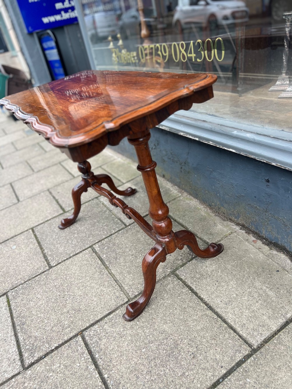 C19th Rosewood occasional or side table  View IV