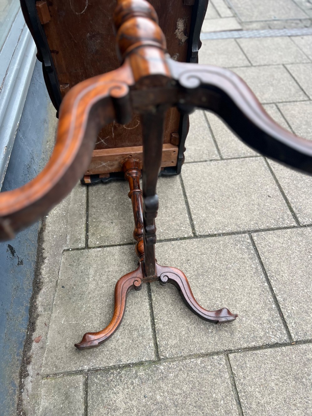 C19th Rosewood occasional or side table  View VI