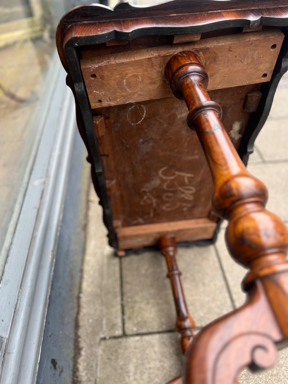 C19th Rosewood occasional or side table  View VII