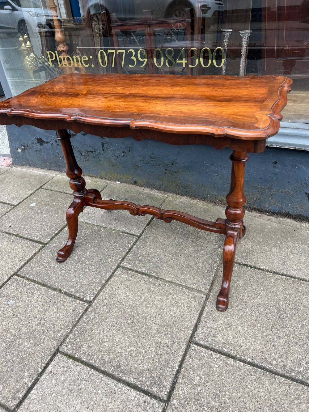 C19th Rosewood occasional or side table  View X