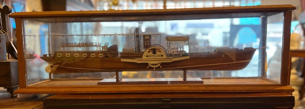 Cased Model of SS Hjejlen C1900