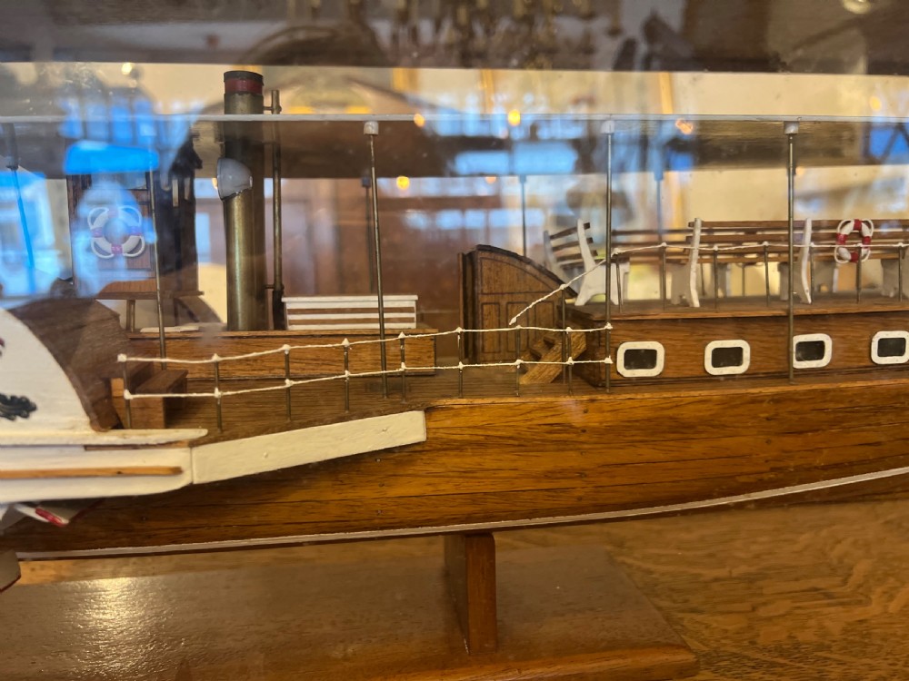 Cased Model of SS Hjejlen C1900 View III
