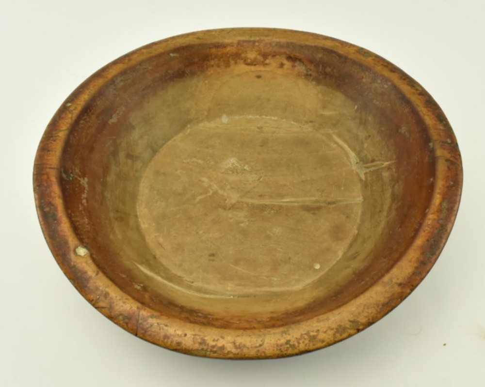 Large C18th sycamore bowl 