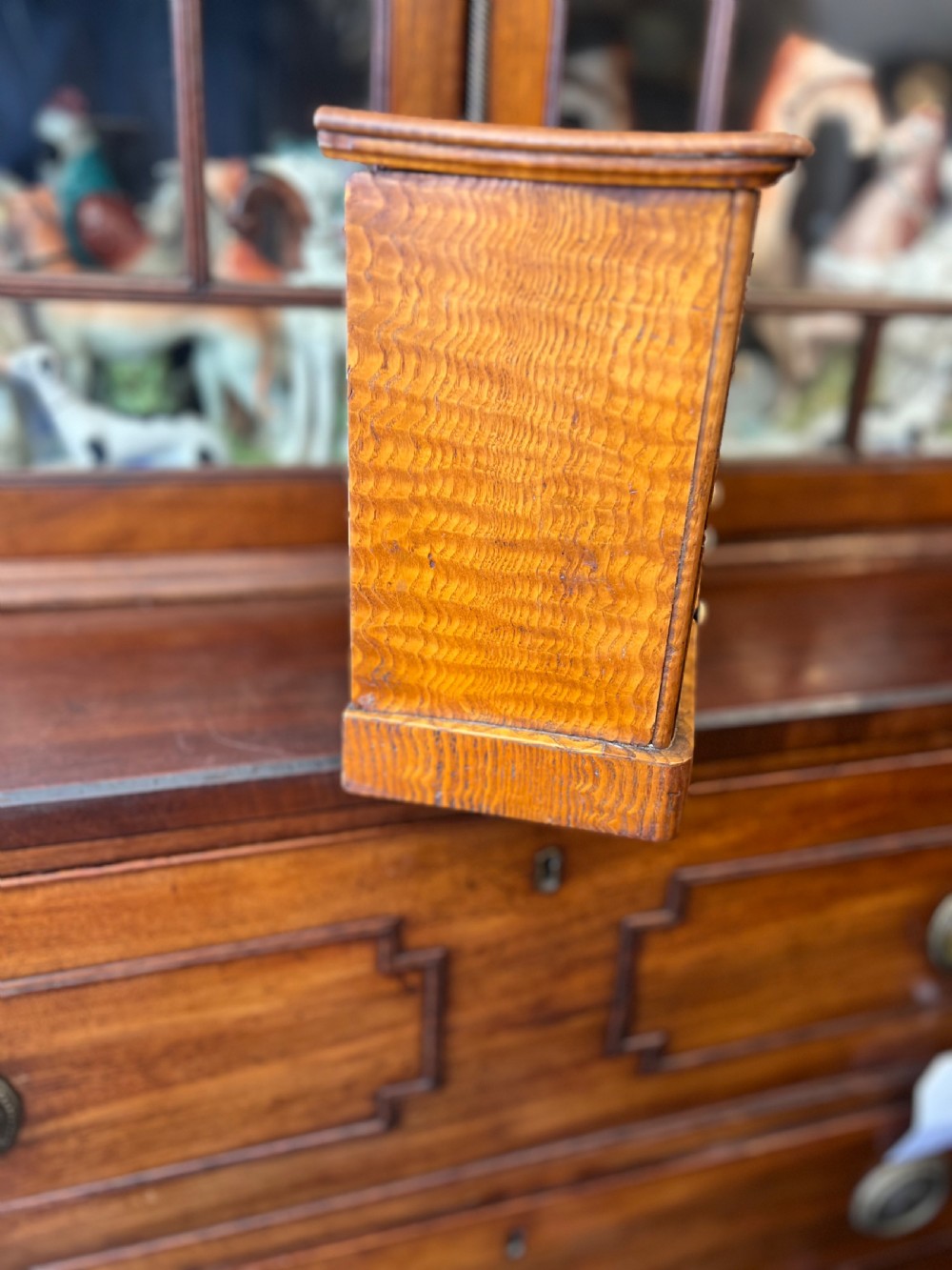 C19th apprentice piece chest of drawers in ash  View III
