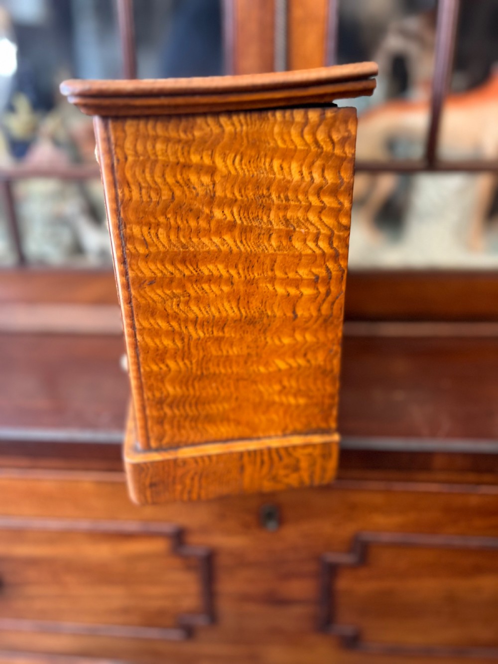 C19th apprentice piece chest of drawers in ash  View IV