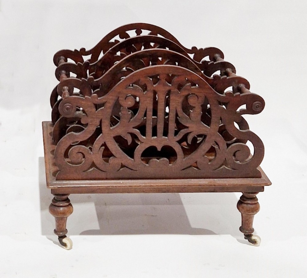 C19th mahogany Canterbury 