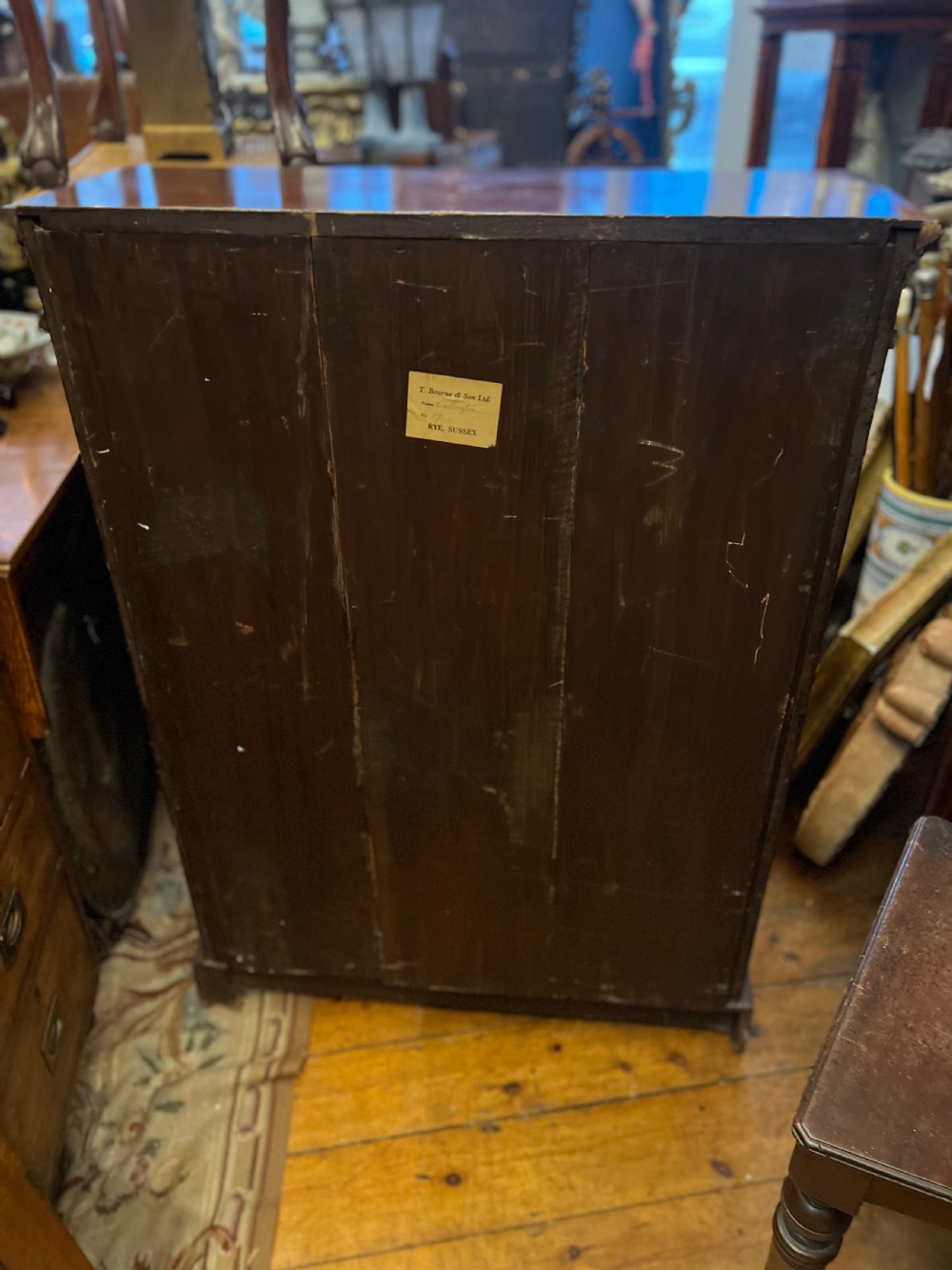 Small mahogany bookcase  View V