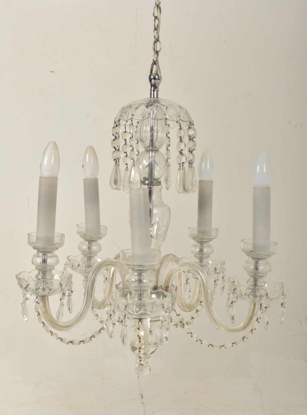 1930s glass chandelier 