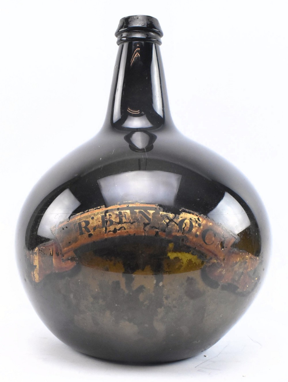 C19th green chemists carboy