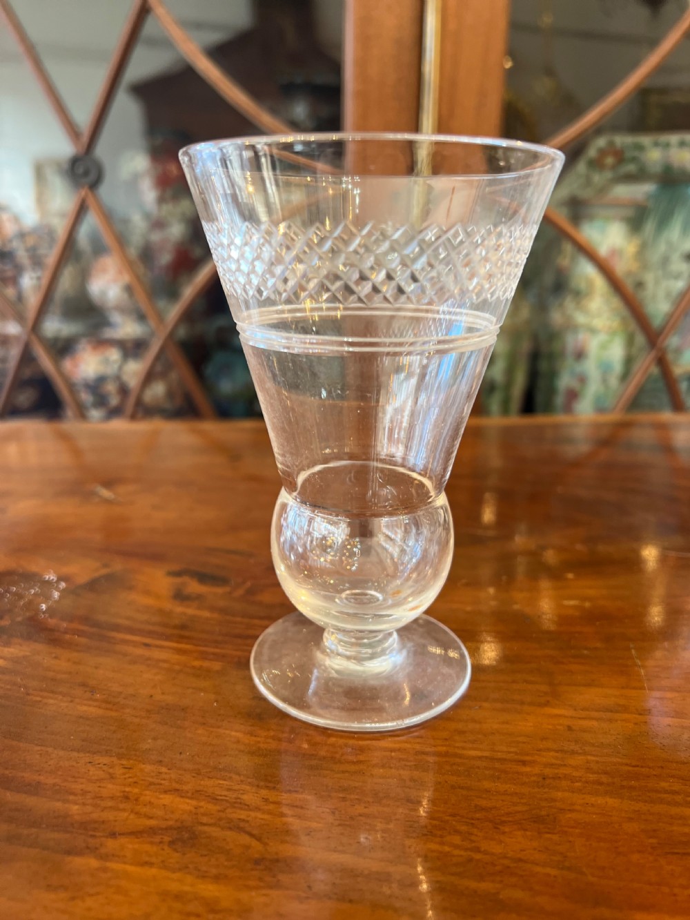 A Dozen C19th Scottish thistle glasses  View II