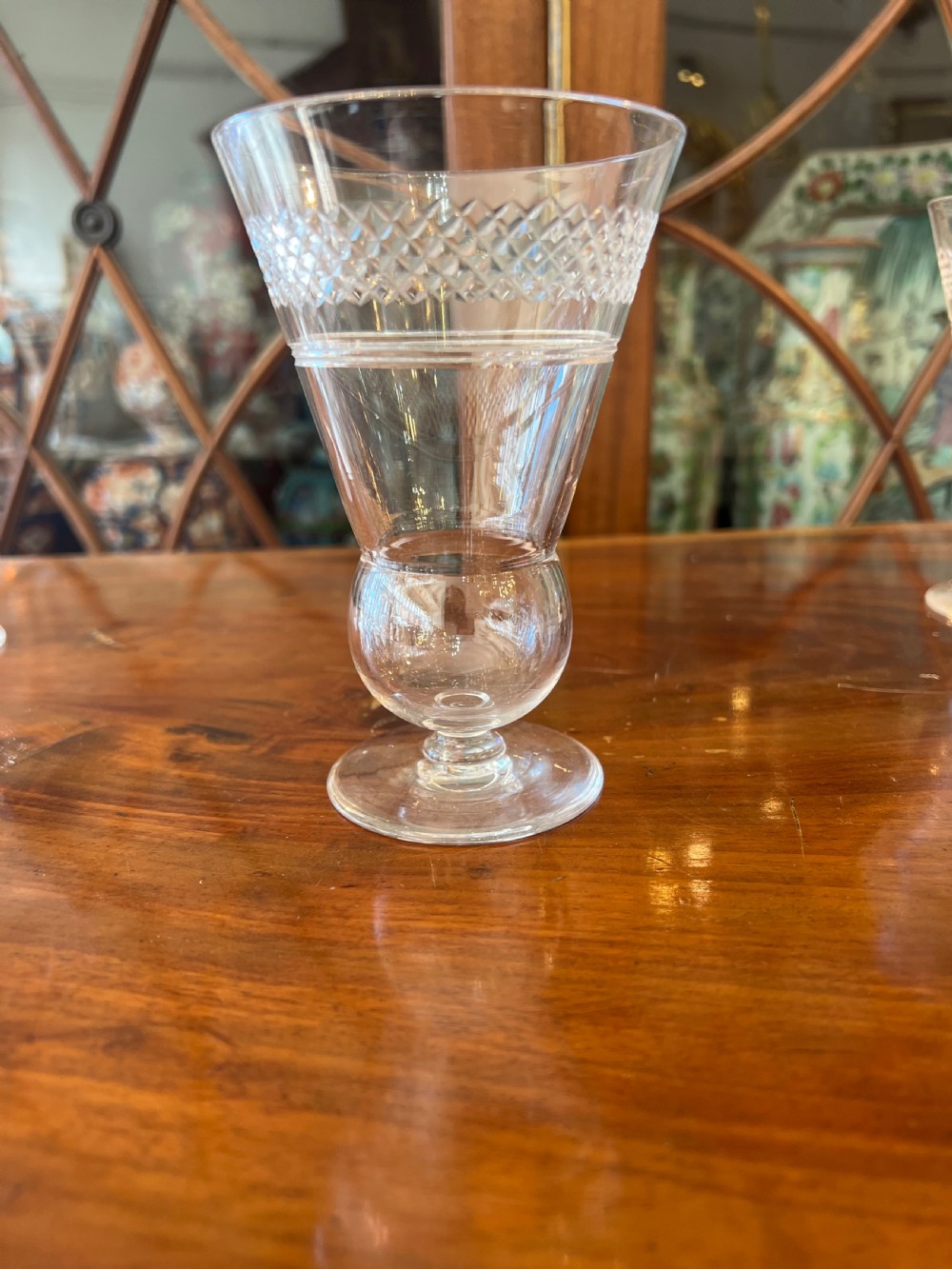 A Dozen C19th Scottish thistle glasses  View IX