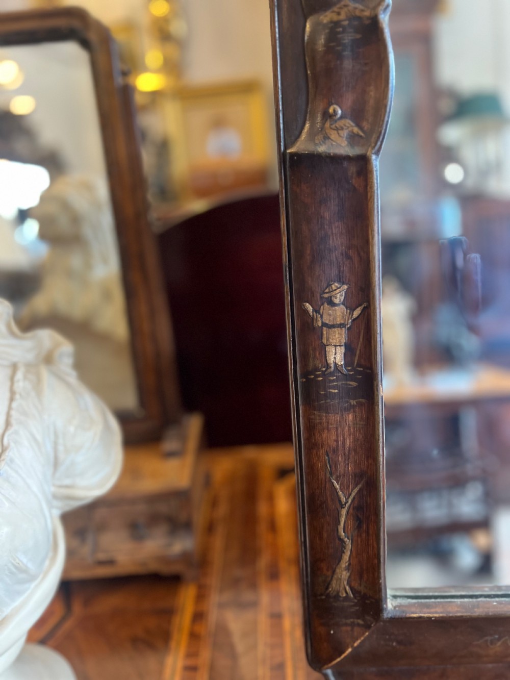 C19th chinoiserie wall mirror  View VII