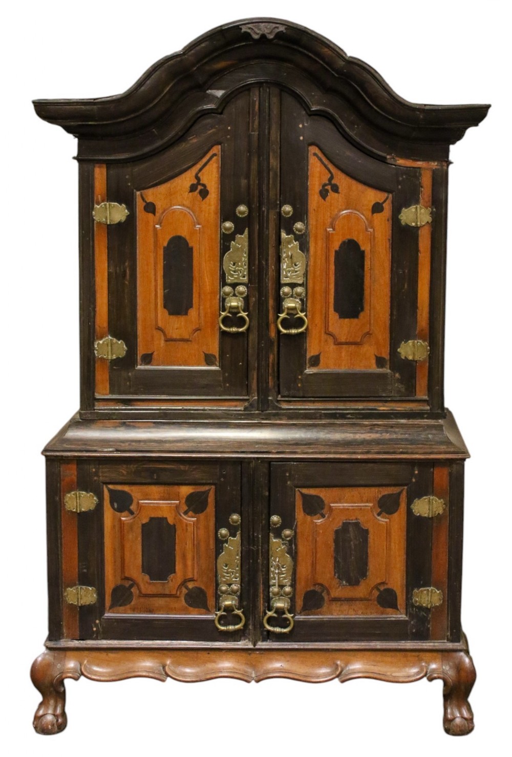 C18th indo Portuguese four door cabinet 