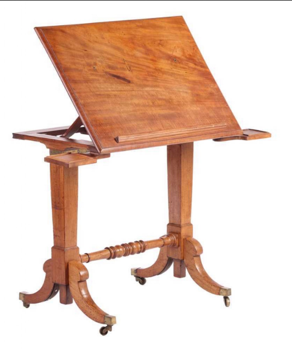 George IV mahogany architects/ artists table 