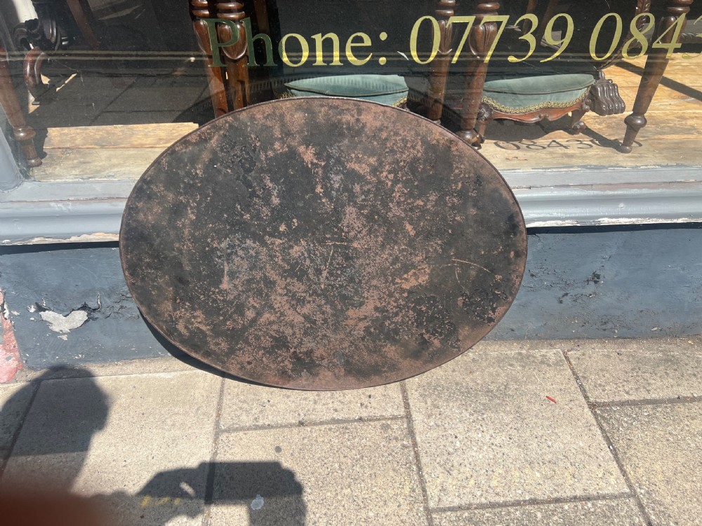 Pontypool toleware tray painted with sprays of flowers  View II