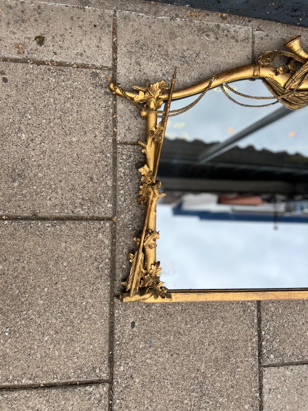Gilded wall mirror by Charles Nosetti  View VII