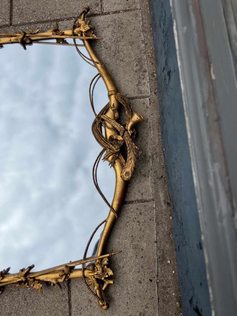 Gilded wall mirror by Charles Nosetti  View VIII