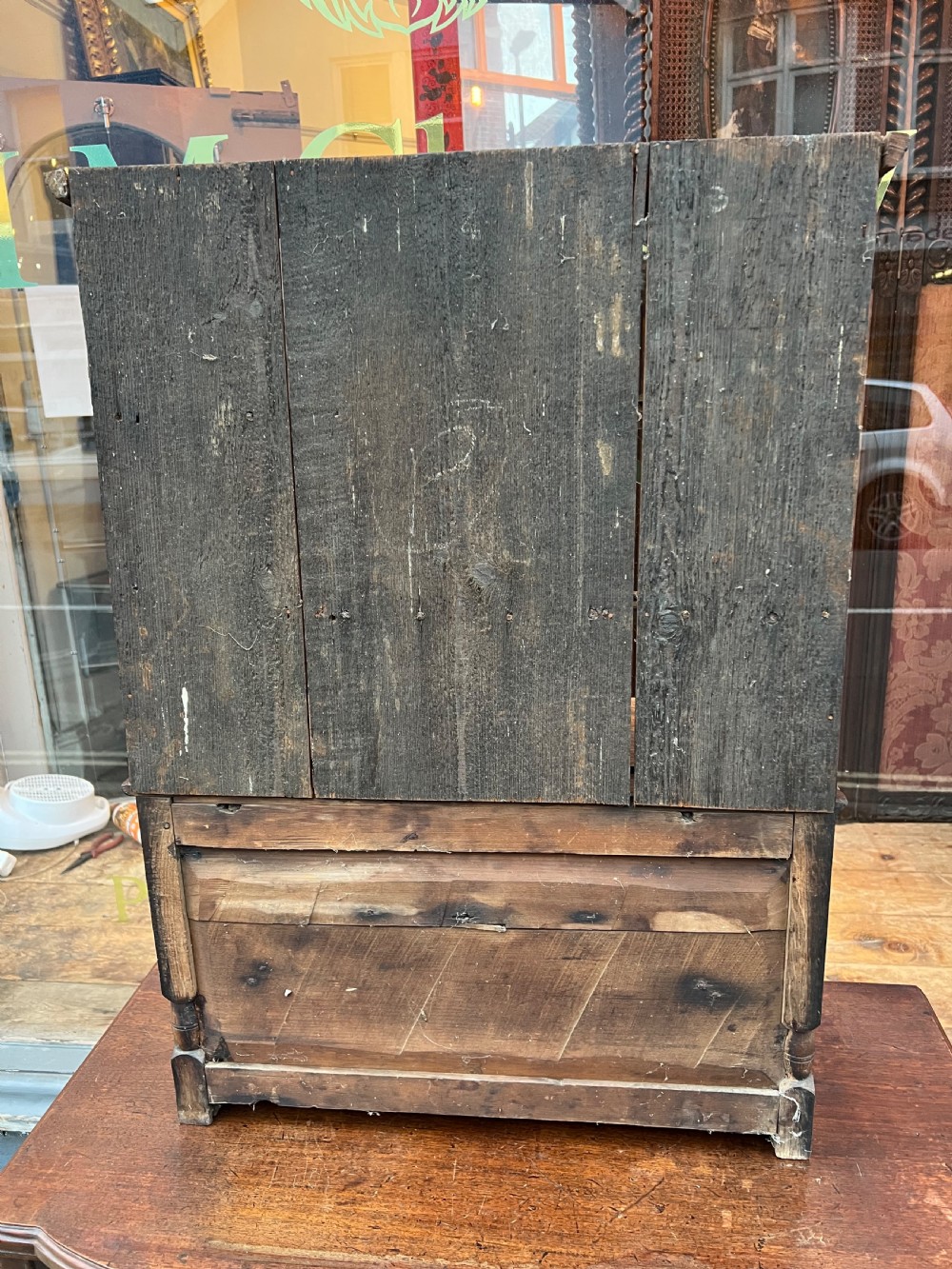 Miniature apprentice made oak dresser  View IX