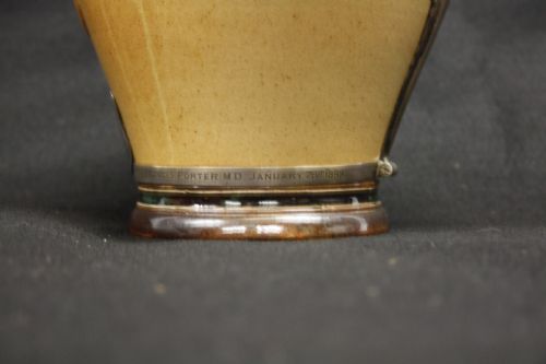 fig 3. Rare Commerative jug with political interest celebrating the 70th birthday of the Earl of feversham by his Doctor !