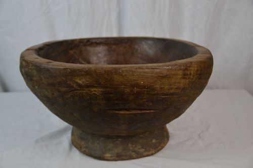 C19th Large Wooden Bowl
