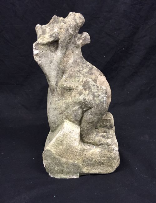 Carved Stone Griffin Gargoyle