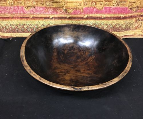 C18th Sycamour Turned Bowl Treen