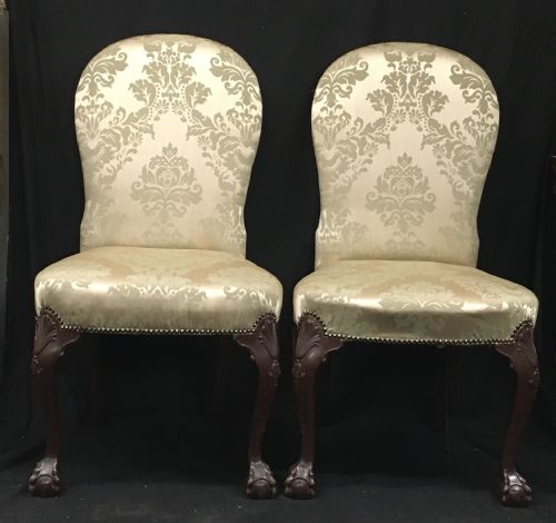 C19th Pair of Side Chairs in the George 11 Taste