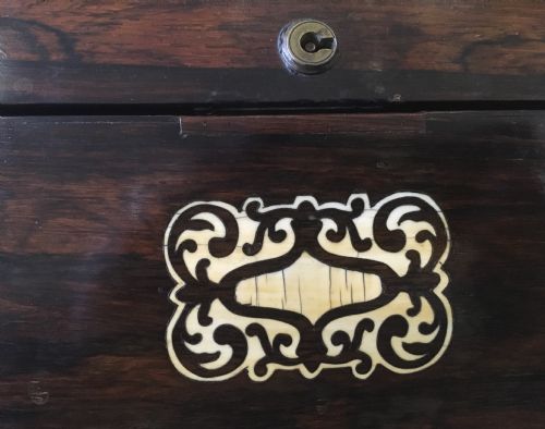 fig 1. C19th Rosewood writing slope