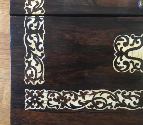 fig 2. C19th Rosewood writing slope