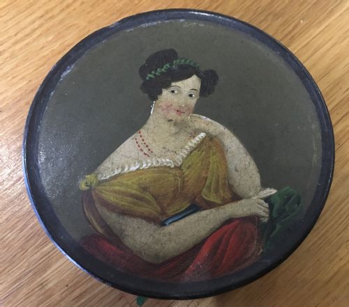 Georgian Papier Mache Snuff Box
