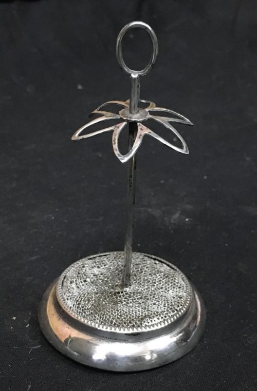 C19th Hm Silver Hat Pin Stand