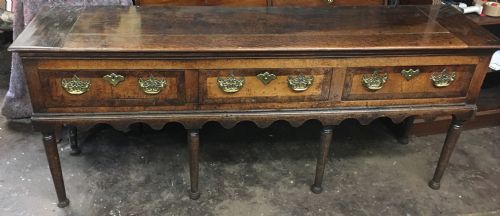 C19th Oak Dresser Base