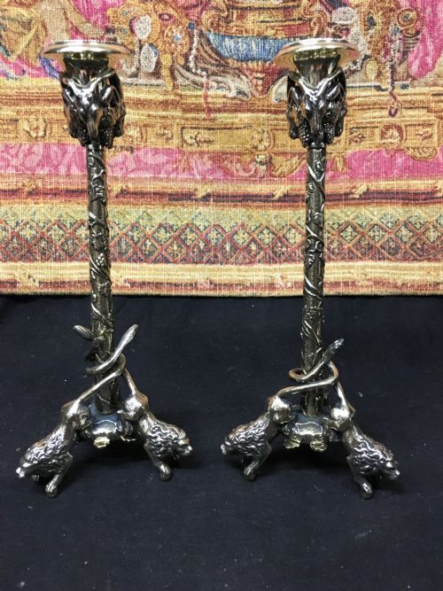 C19th Classical Pair of Candlesticks