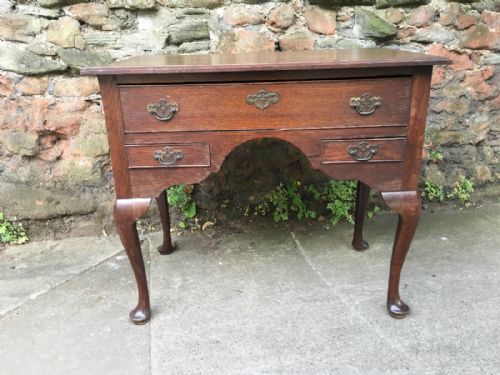 C18th Oak Lowboy