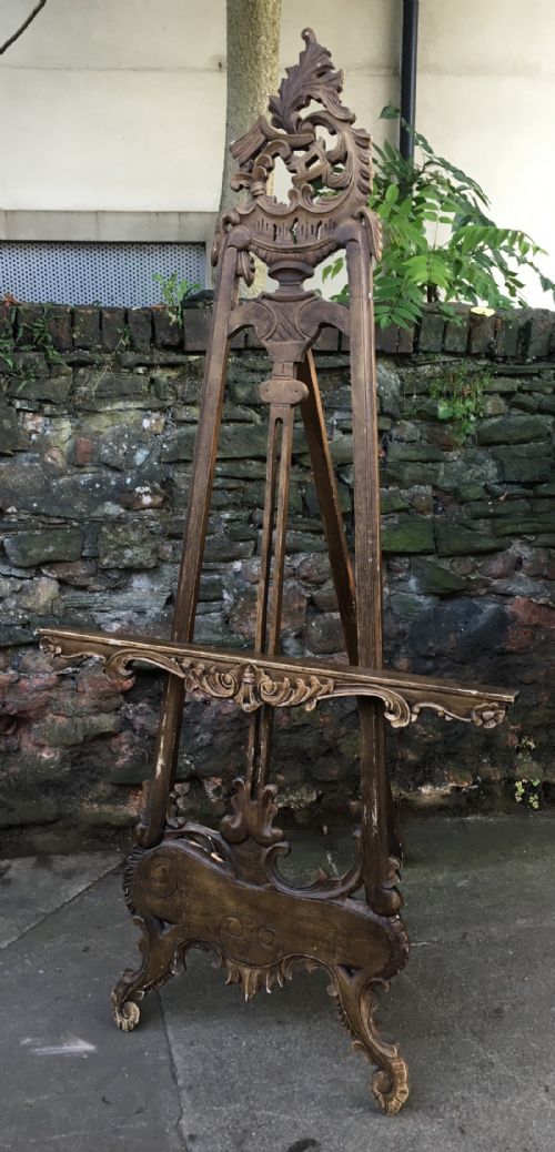 C19th  Painted Victorian Easel