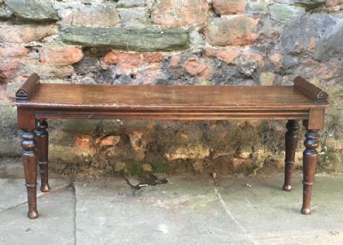 Late C19th Walnut Window Seat