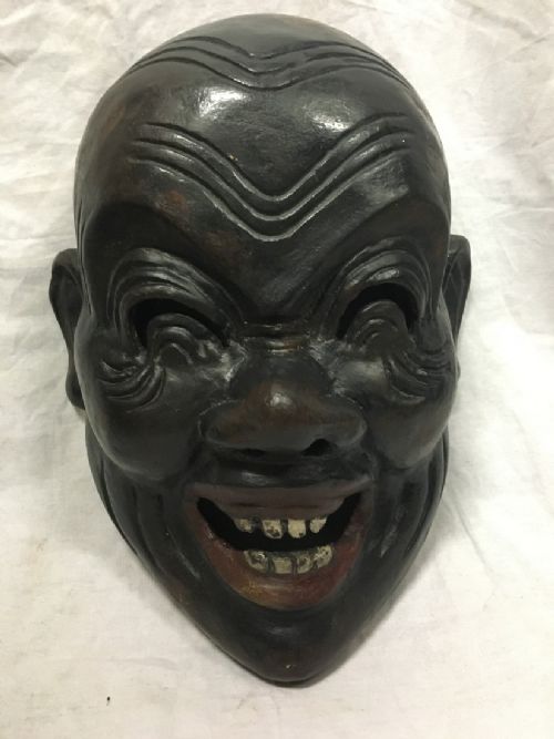 C19th Kabuki Theatre Mask