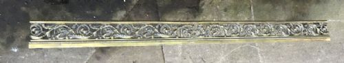 Regency Pierced Brass Fire Curb/ Fender