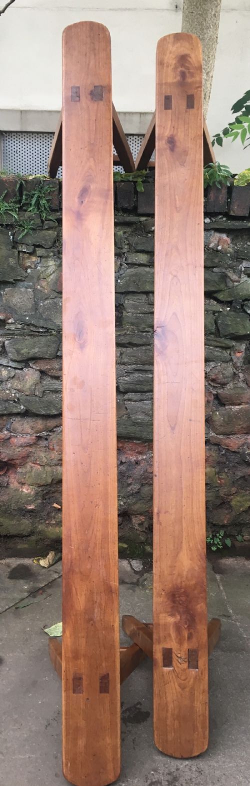 C19th Pair of Fruitwood Benches