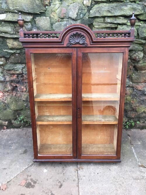C19th Glazed Wall Cabinet