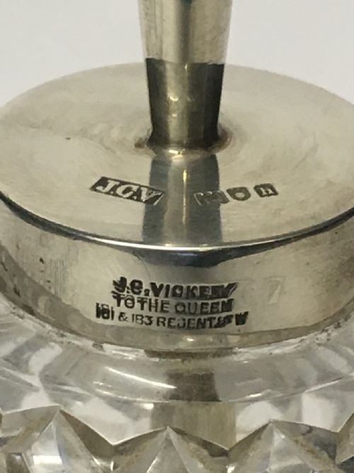 fig 1. Edwardian HM silver topped glue pot